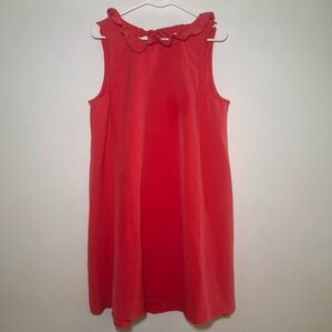 Mudpie Juliette Coral Sleeveless Dress Women's Size Large